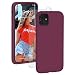 Produktbild ProBien Hülle für iPhone 11,iPhone 11 Premium Silikon Handyhülle mit Panzerglas,Schutz vor Stoßfest/Kratzfest Schutzhülle Bumper Case Cover für iPhone 11 (6,1 Zoll) (Light weinrot)