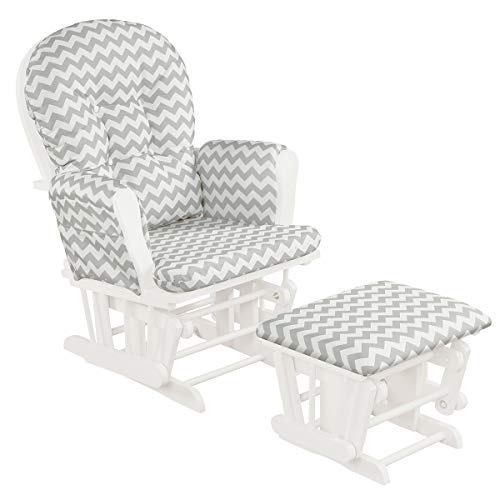 Costzon Nursery Glider with Ottoman and Storage