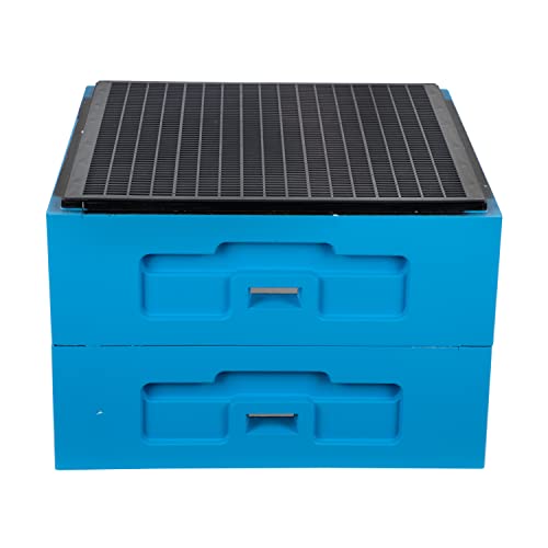 LYSON Absperrgitter Bienen Kunststoff, Plastic, stark, horizontal (10 Stk.) (42 x 42 cm) Trenngitter Königinnengitter, Bienenbeute, Imkereibedarf Bienenzucht Holzbeute Styroporbeuten