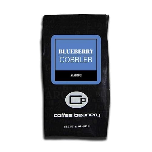 Coffee Beanery 1034329G Blueberry Cobbler Coffee By Coffee Beanery | 12Oz Flavored Coffee Ground Medium Roast Coffee cover