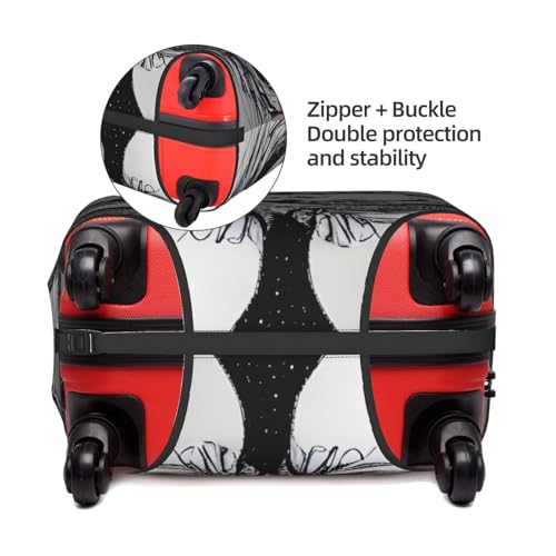 The Abstractionist Tree Suitcase Cover Luggage Protective Case High Elasticity Material For Travelers4