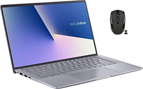 2020 ASUS Zenbook 14�C���` FHD ���y��&���^�m�[�g�p�\�R�� AMD ��4���� Ryzen 5-4500U �o�b�N���C�g�t���L�[�{�[�h NVIDIA GeForce MX350 HD �E�F�u�J���� Win 10 �O���[ �y�A�����g (
