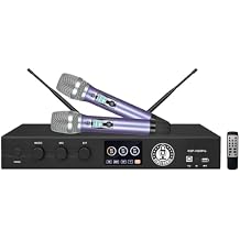 معالج صوت كاريوكي رقمي 3 في 1 KSP-1000Pro Professional 3000W من Singtronic ومضخم صوت وخلاط وميكروفونين مجانيين مضادين للتغذية الراجعة.