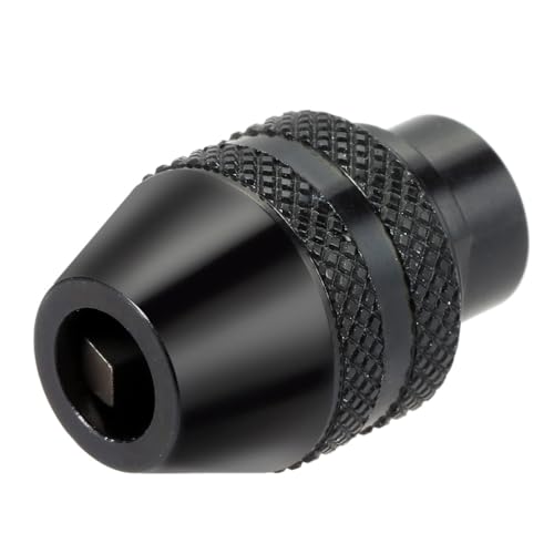 REY Portabrocas de Cierre Rápido de 0,8 a 3,2 mm Cabezal Mini Taladro Compatible con Dremel Adaptador