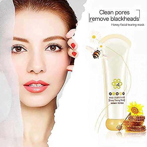 2Pcs Honey Tearing Mask Peel,Honey Mask,Blackhead Remover Mask, Honey Face Mask For Exfoliante Clean Dead Skin Black Head Shrink Pores #TOP1