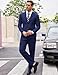 COOFANDY Men's 2 Piece Suits Classic Fit 2 Button Dress Suits Tuxedo Jacket Blazer for Wedding Business Dinner Prom