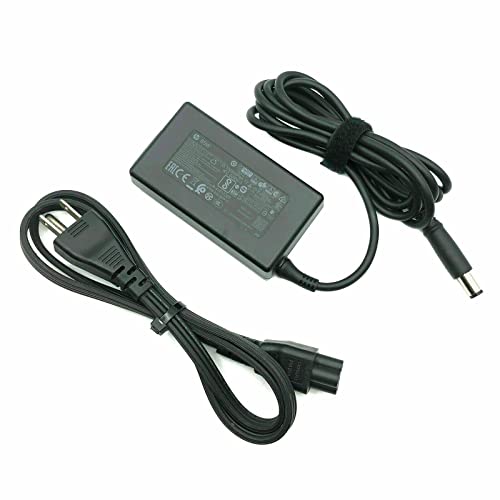 Genuine 65W HP AC Adapter Power Supply 19.5V for Slim Desktop PC S01 TPC-F127-SF, Bundle 2 Items: Adapter, Power Cord