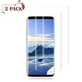 [2 Pack] Galaxy S8 Plus Screen Protector 9H Hardness/Anti-Scratch/Anti-fingerprint/3D Curved/High Definition/Ultra Clear Tempered BBInfinite Glass Screen Protector Compatible Samsung Galaxy S8 Plus