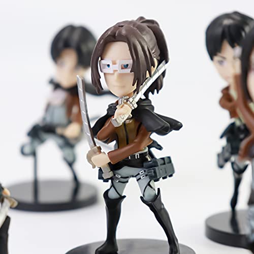 Datch Anime Figures 6Pcs Japanese Anime Figure Set Home Office Desktop Decoration Action Figures Toy Gift For Anime Fans #TOP4