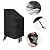 AGOOBO Patio Chair Covers,2 Pack Waterproof & UV Protection Outdoor Chair Cover, Furniture/Stack Chairs Cover with Pouch(29 x 29 x 47-1/4 inch,Black)