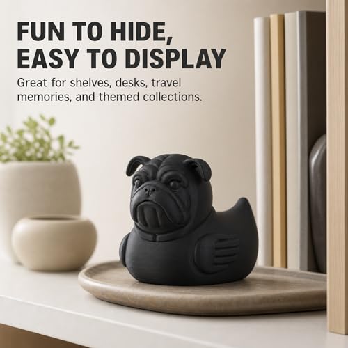 Canard Jeep figurine de bureau bouledogue et décoration personnalisée - 7