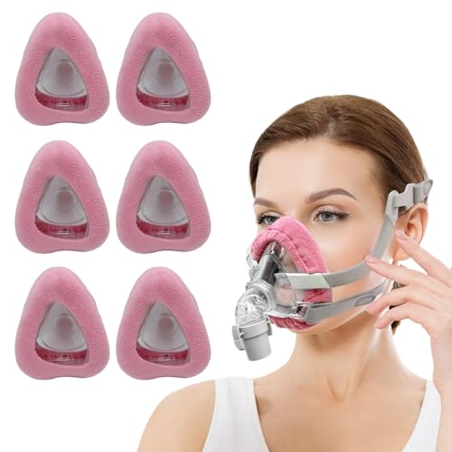 �}�X�N���C�i�[ 6���p�b�N M�T�C�Y F20 CPAP �t���t�F�C�X�}�X�N�Ή� ���K �ė��p�\ �N�b�V�����}�X�N�J�o�[ ��̖����Ǝ��C���z�����A�}�X�N���p���̉��K�������� (�s���N) (S�T�C�Y)