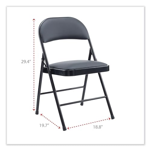 Alera ALECA9416 Pu Padded Folding Chair Supports Up To 250 Lbs. thumb #1