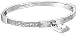 Michael Kors Tone Pave Padlock Bangle Bracelet