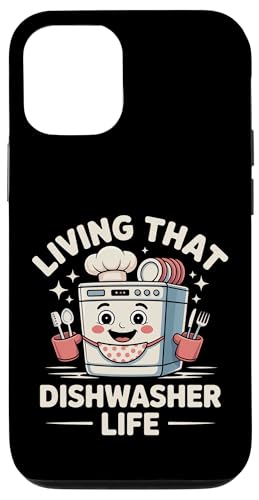 Living That Dishwasher Life �M�􂢓��Ԃ̃L�b�`�����[���A - �X�}�z�P�[�X iPhone 12/12 Pro �p
