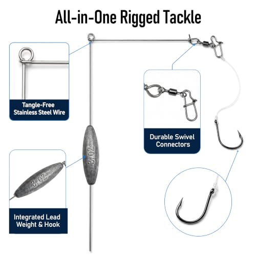 Pejoye 4-Piece Bottom Bouncer Walleye Trolling Fishing Sinkers by Pejoye - Used condition - Image 3