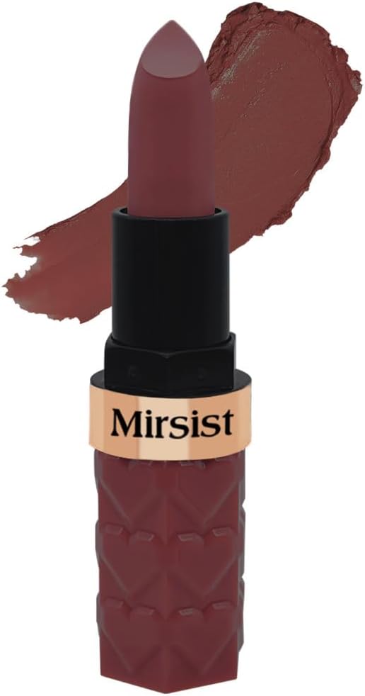 [Non stick cup] Matte lipstick is durable, waterproof and non fading - matte color locking, which can drink water and eat without taking off makeup, and soft fog lipstick (04#)