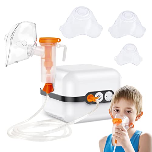 Nebulizer Machine for Kid and Adult, Nebulizer Machine with 1 Set Accessory, Jet Nebulizers Personal Steam Inhaler Cool Mist Compressor System for Kids Adults Nebulizer Machine for Kid and Adult, Nebulizer Machine with 1 Set Accessory, Jet Nebulizers Personal Steam Inhaler Cool Mist Compressor System for Kids Adults