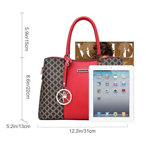 Image of KURGOOL Women Purses and Handbags Top Handle Satchel Shoulder Bags Messenger Tote Bag for Ladie