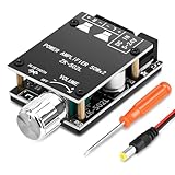 Daakro ZK-502L Bluetooth Amplifier Board,50W+50W 2.0 Channel Amp Board with Volume Control,DC 9-24V, Bluetooth and AUX Inputs, Audio Amp Board for Home DIY Wireless Speakers, Password Free