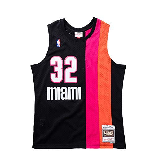 Mitchell & Ness Camiseta NBA Shache O'neal Miami Heat 2005-06 Hardwood Classic Swingman Negro