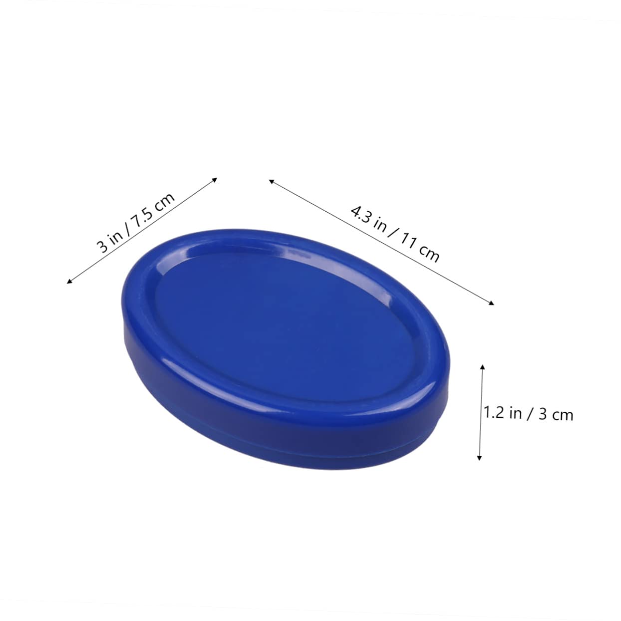 2piezas Organizador De Clips Magnético De Azul Caja De Almacenamiento Para y Escuela