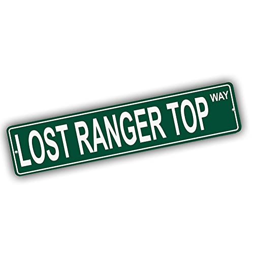 Brotherhood Aluminum Street Marker for Lost Ranger Top - Wyoming Wall Decor