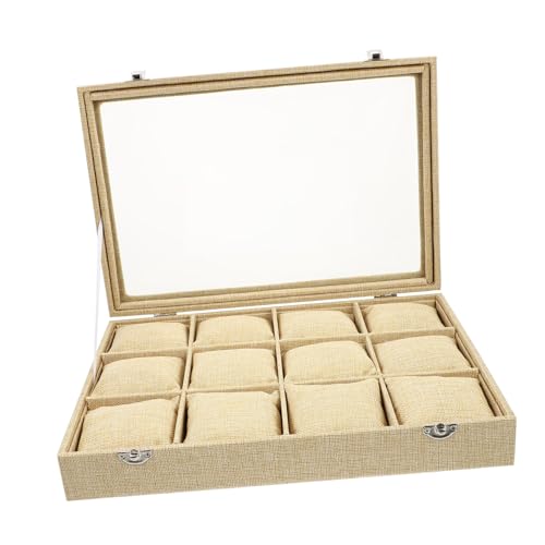 Maison et boutique ordonnées grâce au coffret élégant pour montres en jute