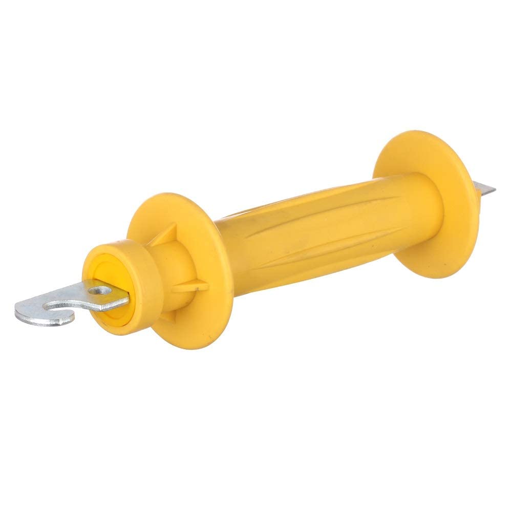 FENCE SHOCK Yellow Rubber Insulated Handle, 5PCS Rubber Gate Handle, Eelectric Fence Spring Gate Handle for Electric Fence