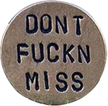 Funny Golf Ball Marker- Adult Humor Novelty Golf Ball Markers - Funny Words Unique Golf Gag Gifts for Men or Womon Golfer-Course Accessories