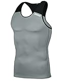 DRSKIN Undershirts Running Shirt Tank Tops Men's Cool Dry Compression Baselayer Sleeveless (MANGGO G-B02 M)