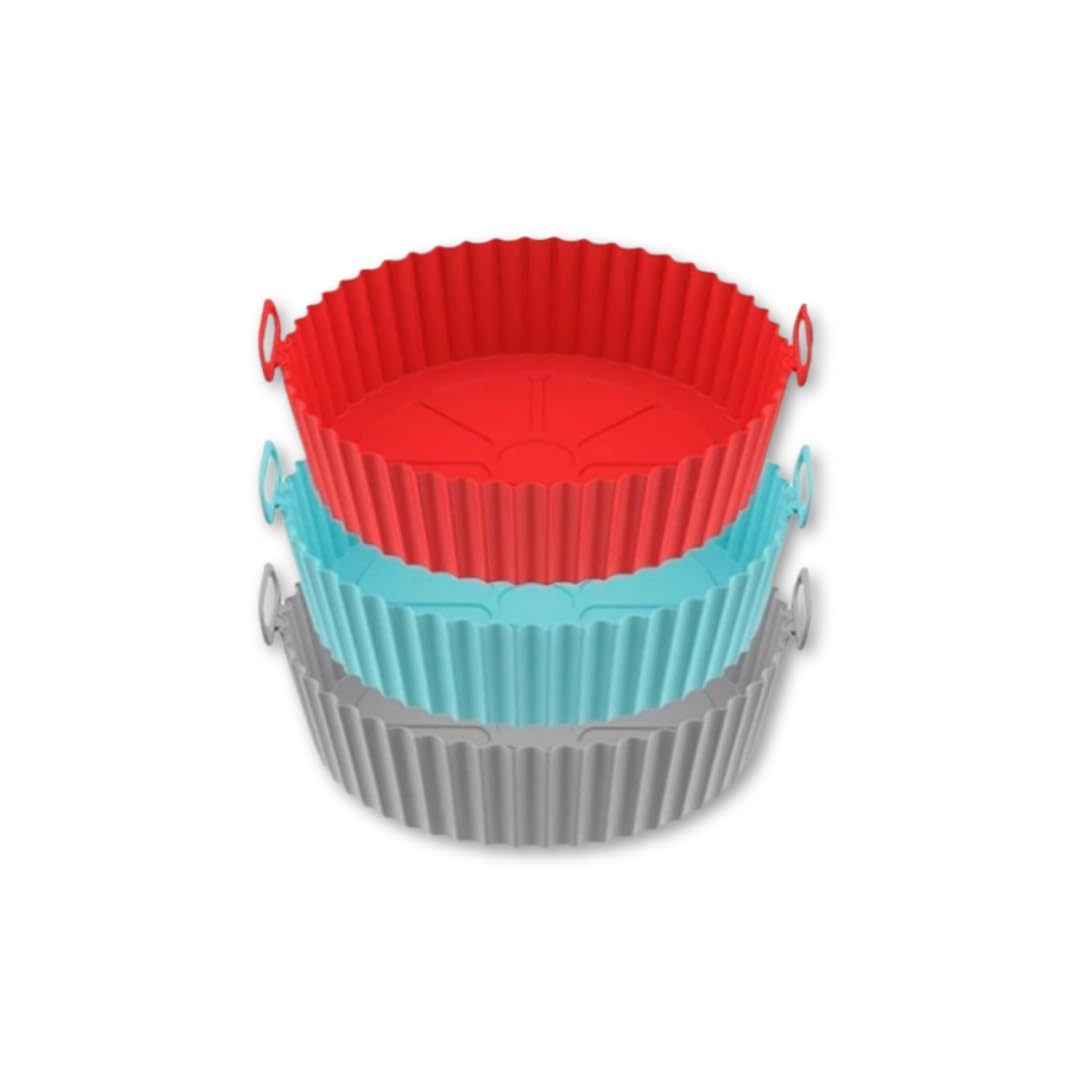 Forma de Silicone Premium 22 cm – Antiaderente, Reutilizável e Lavável para Cozinhar sem