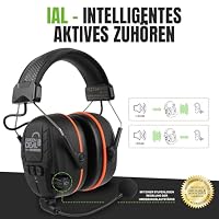 GREEN DEVIL Shield LD Aktiver Gehörschutz - elektronischer Gehörschützer mit Bluetooth 5.3 Technologie Integriertes Mikrofon EN352-konforme SNR 32dB für Mähen und Lärmintensive – Ansicht 7