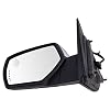 TRQ Driver Side View Mirror Assembly Power Heated Turn Signal Puddle Light Memory Chrome Power Folding Compatible with 2014-2018 Chevrolet Silverado/Sierra 1500 15-19 2500HD/3500HD
