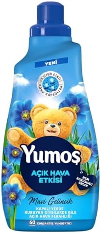 Yumoş Açık Hava Etkisi Konsantre Çamaşır Yumuşatıcısı Mavi Gelincik 1440 Ml 60 Yıkama — Amazon ürün görseli