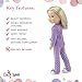 Emily Rose 14 Inch Doll Purple Polka Dot Pajama Set Gift Boxed | USA Brand 3-Piece Sleeping Outfit with Fluffy Puppy Slippers | Encourages Creative Learning | Fits Wellie Wisher & Glitter Girl Dolls