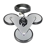 Tram-Browning 2692 5-in. Tri-Magnet CB Antenna Mount with Rubber Boots and 18-Ft. RG58A/U Coaxial Cable