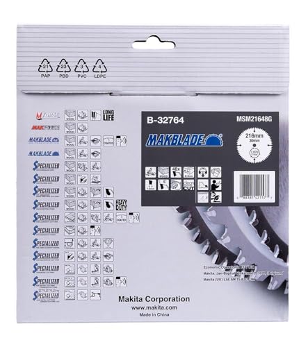 Lame de scie MAKBLADE B 32764 pour une coupe nette dans le bois Medium Cut Makita B 32764 - vue 4