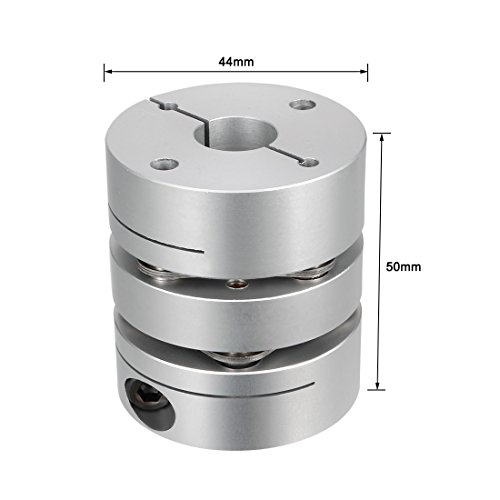 Uxcell 14Mmx19Mm Clamp Tight Motor Shaft Double Diaphragm Coupling Coupler #TOP1