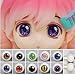 YMY 11mm Doll Eyes Miniature Ob11 Multi-Colored Eyeballs for DIY Doll Making Christmas Halloween New Year Party （10 Pairs）