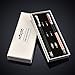 Mixoo 2-in-1 Precision Disc & Fiber Stylus with Replaceable Tips for Capacitive Touch Screen Devices (Black/Rose Gold)