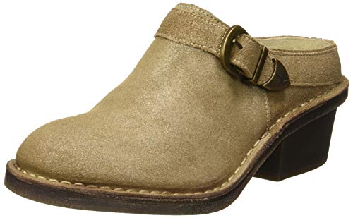 Fly London Done991fly, Mules para Mujer, Amarillo (Honey 001), 37 EU