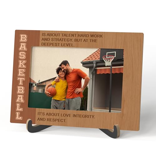 Basketball Coach Photo Frame with Stand