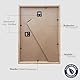 VUVUZULA Bilderrahmen A4 Holzrahmen Holz 21x30cm Fotorahmen Eiche 3er Set MDF Rahmen DIN A4 für Urkunden Natur