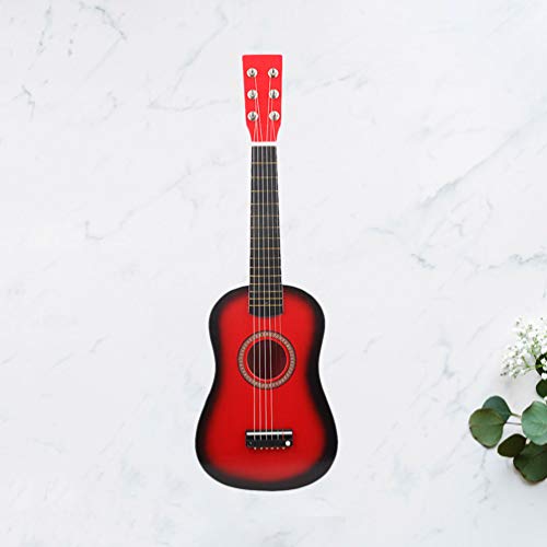 Magiclulu Kids Toys Children Toys Acoustic Guitar 23 Inch Small Guitar 6 Strings For Beginner Kid Girls Boys Musical Instruments Christmas Birthday Holiday Gifts(Red) Kids Toys Kids Guitar #TOP4