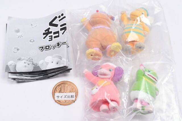 希少品　ぐ～チョコランタン フロッキーバンク 貯金箱 全4種 コンプリートセット Amazon | ぐ～チョコランタン フロッキーフィギュア [全4種セット