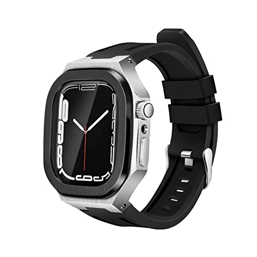 Kit de remplacement Apple Watch 45mm boîtier acier inoxydable agate 44mm