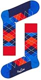 Happy Socks Herren Argyle Socken, Mehrfarbig (Multicolour 650), 7/10 (Herstellergröße: 41-46)