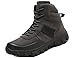 IYVW A02 Botas Combate Invencible Resistencia Al Agua Los Hombres, Llevan Botas Resistentes Zapatos Antideslizantes Desierto Fuego Táctico Militar Al Aire Libre Impermeable Cómodo Gris 39 EU