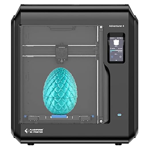 FLASHFORGE Adventurer 4 3D Printer with 2 Removable Nozzle Extruders and Flexible Heating Plates; Free-Leveling Plate; Remote Camera Monitoring; Resume, Accurate, Mute and on Cloud Printing(AD4)